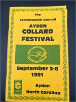 1991 Ayden Collard festival Ayden NC