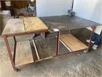 78" x 4' Steel Welding Table w/ Vice