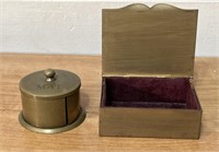Stamp roll and trinket box