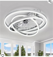 Dawn Whisper Ceiling Fans with Lights, 24" Modern