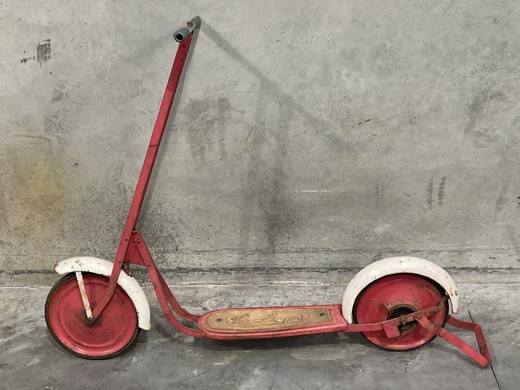 Vintage Red Cyclops Scooter