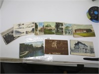 23 vintage Michigan postcards