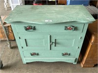 Robin Egg Blue Dresser w/ Contents.