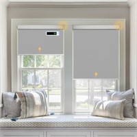 DONGFXK Motorized Roller Blinds, Blackout