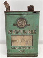 Early NEPTUNE Lubricating Oil Quart Tin
