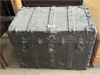 Early Faber Utica NY Travel Trunk.