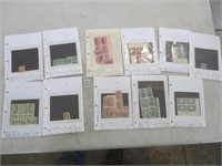 11 different sheets of Canada unused stamps,