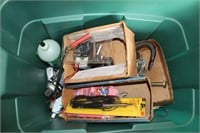 Tub of Misc. Tools and Other Items