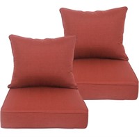 UNUON, DEEP SEAT CHAIR CUSHIONS, 2 SETS, COLOUR