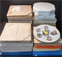 Vtg Collector Plates w/orig boxes/packages-19-pc