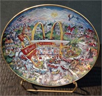 Vtg McDonald's LE Franklin Mint Collector Plate