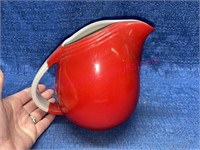 Vtg Hall's red coffee pot