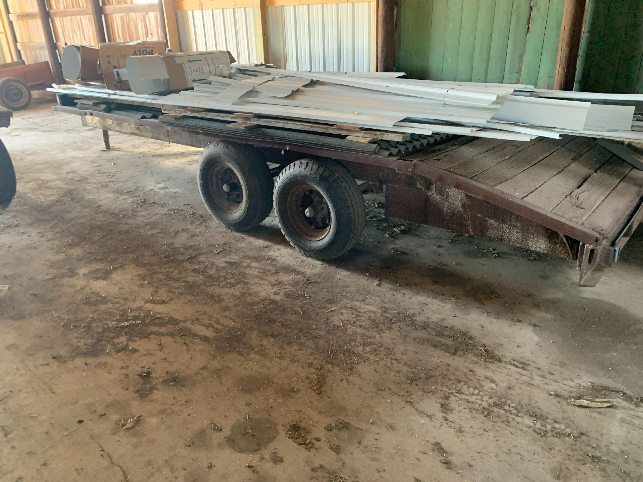 16ft Dove tail trailer (No Title)