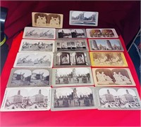 Assorted Stereoscope Card Lot