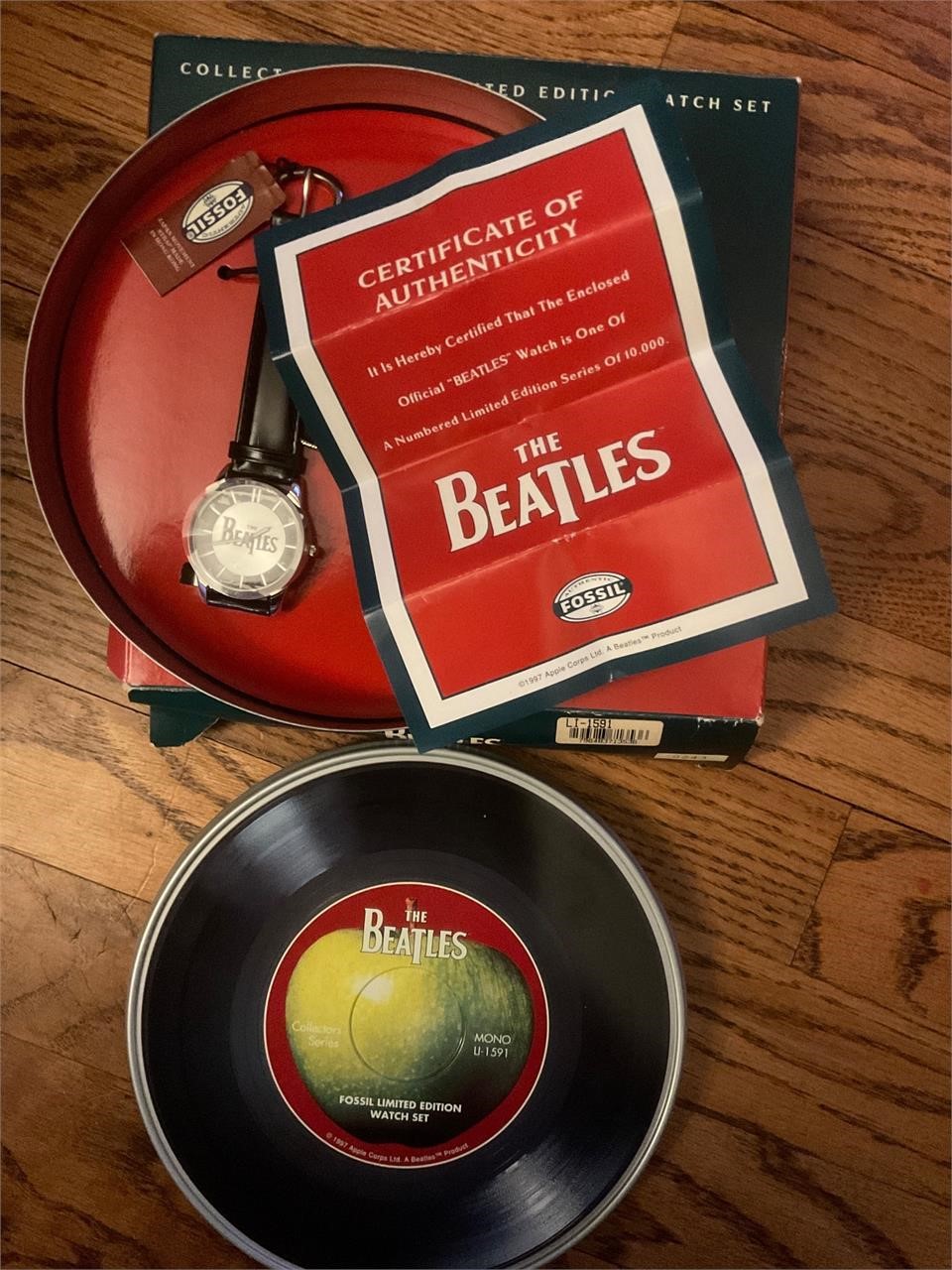 The Beatles Watch limited 243 of 10000 rare fossil