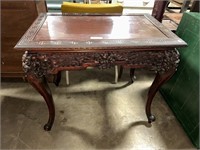 Japanese Style Carved Table.