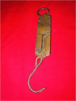 Vintage Brass Chatillon 25 lbs. Spring Scale