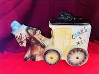 Vintage Horse / Carriage Cookie Jar