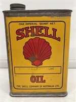 Early SHELL Quart Oil Tin