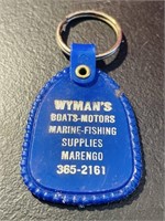 Wyman’s Boats - Marine Key Chain - Marengo, IN