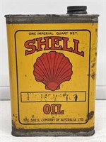 Early SHELL Quart Oil Tin
