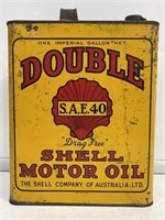 Early SHELL MOTOR OIL Gallon Tin