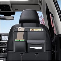 Primst Car Backseat Organizer, Hanging Leather