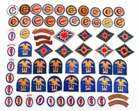 WWII - POST WAR US ARMY BRIGADE & DIVISION PATCHES