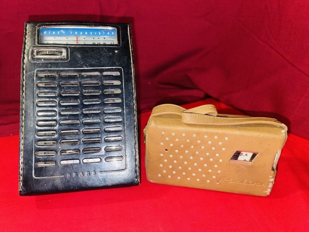 Vintage Transistor Radios Lot - Sears / Airline