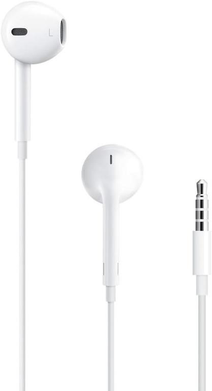Apple EarPods Headphones with 3.5mm Plug.