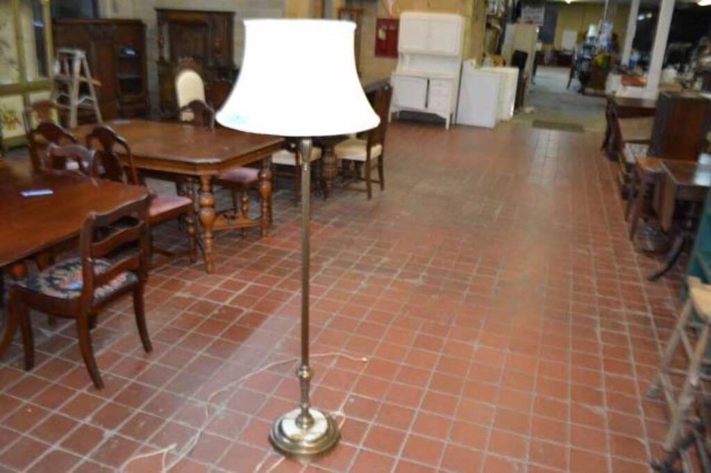 Marble Base Floor Lamp