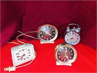 Vintage Westclox Alarm Clock Lot - Big Ben