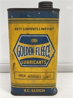 Early GOLDEN FLEECE HEX Pint Tin