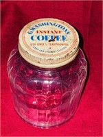 Vintage George Washington Coffee Jar