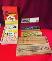 Vintage Games - Dominoes / Cabbage / Jacks