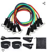 11 Pack Resistance Bands Set Portable Exercise