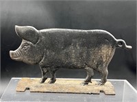 Vintage cast iron pig