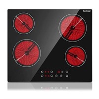 Karinear Drop-in 4 Burner Electric Cooktop 24