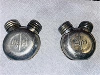 (2) Vintage Russian Military Rifle Oiler Oil Cans