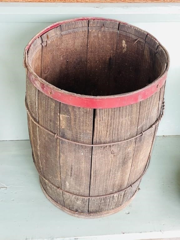 Antique Nail Keg Barrel