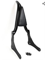 Black Sissy Bar Detachable Passenger Backrest