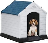 Outdoor Dog House Plastic Waterproof Doghouse for