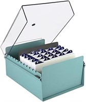 Acrimet 5 X 8 Card File Holder Organizer Metal