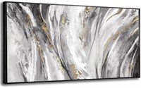 Large Wall Art Gold Abstract Canvas Wall Home