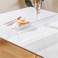 Leffora Custom 1.5mm Thick Frosted Table Cover