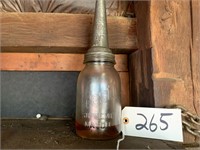 Vintage Mobil oil AF oil jar