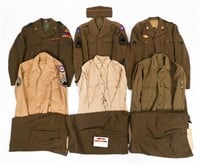 WWII US ARMY NCO UNIFORM SETS