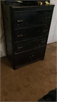 Vintage Dresser 3 Drawers With 2 Doors 18x36x 46