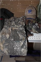 Two Camo Coveralls and Hat