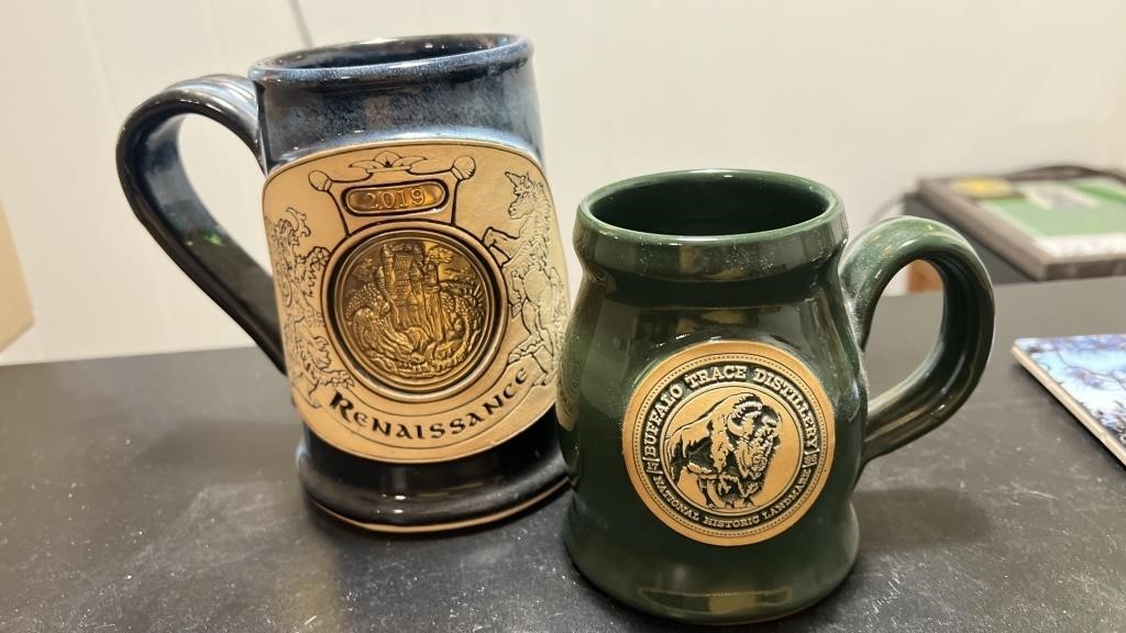 Deneen Pottery Handthrown steins, Renaissance